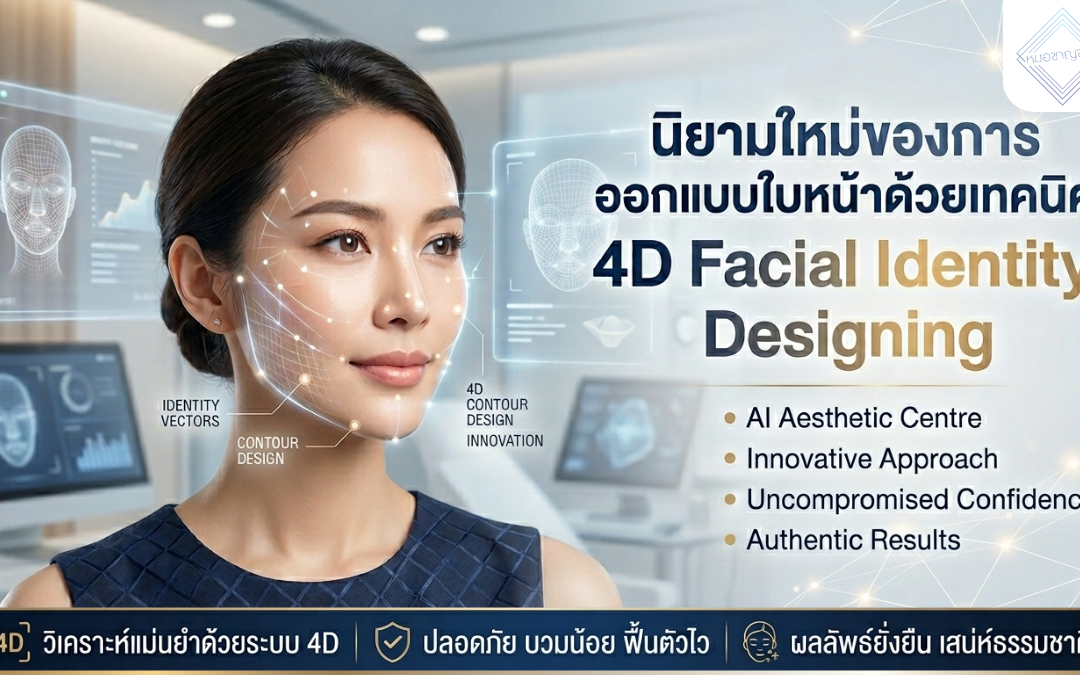 การวางแผนศัลยกรรมโครงหน้าด้วยเทคนิค 4D Facial Identity Designing